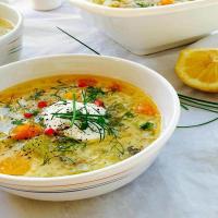 Creamy fish soup (chowder)_image