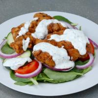 Buttermilk-fried Chicken Salad Recipe by Tasty image
