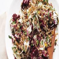 Farro Salad with Fennel, Golden Raisins, and Radicchio image