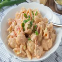 One Dish Spicy Chicken Macaroni and Cheese ( or Ham)_image