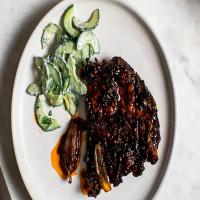 Sweet and Spicy Ribs With Cilantro and Cucumber_image
