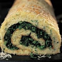 Herby cheese roulade image
