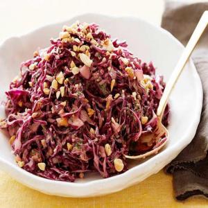 Asian Red Cabbage Slaw with Peanuts image