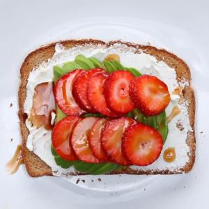 Creamy Strawberry Balsamic Avocado Toast Recipe by Tasty_image