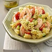 Pasta Salad with Poached Shrimp and Lemon-Dill Dressing_image