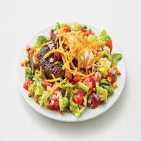 Taco Salad with Spiced Beef Patties image