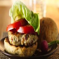 Blue Cheese and Bacon Chicken Burgers image