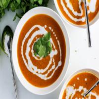 Red Lentil and Carrot Soup With Coconut for the Crock Pot image