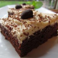 Mocha Brownies with Coffee Frosting image