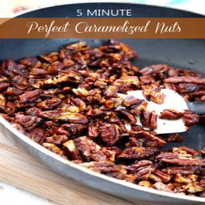 5 Minute Perfect Caramelized Nuts Recipe - (4.7/5)_image