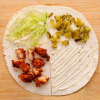 Folded Hot Chicken Wraps Recipe by Tasty image