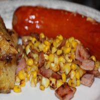 Fried Fresh Corn With Bacon Grease_image