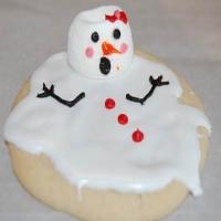 Melting Snowman Sugar Cookies_image