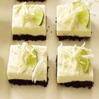 White Chocolate and Lime Cheesecake Bars image