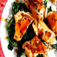 Asian Salmon Bowl With Lime Drizzle_image