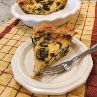 Mushroom, Spinach and Swiss Cheese Quiche_image