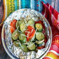 Zucchini and Tomatoes Foil Packets_image
