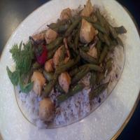 Green Curry With Cod and Green Beans image