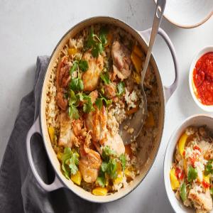 Sticky Coconut Chicken and Rice image