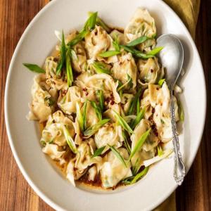 Soy-Butter Scallop Wontons image