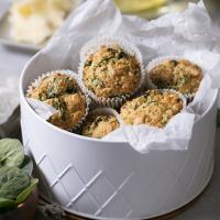 Spinach, Cheddar and Basil Muffins_image