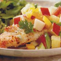 Macadamia Nut Crusted Chicken with Apple Salsa Recipe - (4.3/5) image