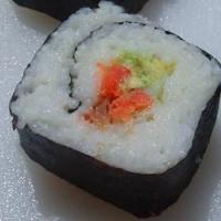 Smoked Salmon Sushi Roll image