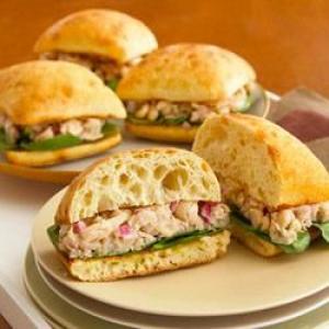 Tuscan White Bean and Tuna Sandwiches image