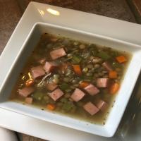 1-Hour Smoky Ham and Lentil Soup image