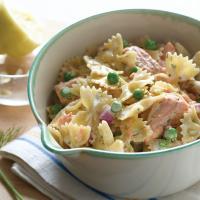 Bowties with Salmon and Peas in Lemon Dill Sauce_image