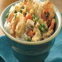 Slow-Cooker Thai Chicken and Shrimp image