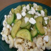 Pasta With Zucchini and Goat Cheese image