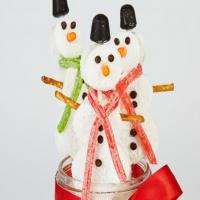 Peppermint Marshmallow Snowmen image