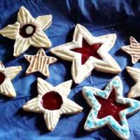 Raspberry Star Cookies_image