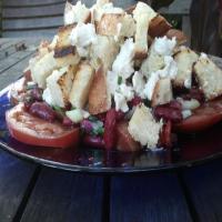 Tomato, Blue Cheese, and Kidney Bean Salad image