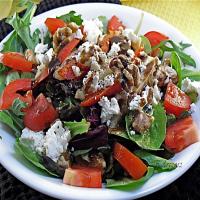 Pear & Walnut Salad With Balsamic Vinaigrette image
