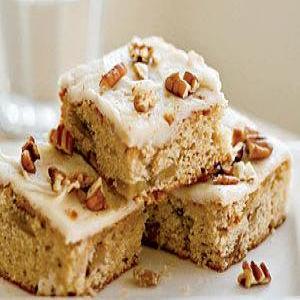 Roasted Banana Bars with Browned Butter-Pecan Frosting_image