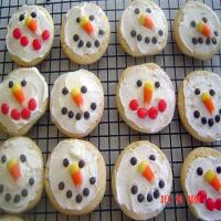 Snowman Sugar Cookies With Frosting_image
