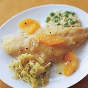 John's Citrus Fish, Savoy Cabbage and Couscous_image