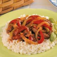 Beef with Sweet Peppers image