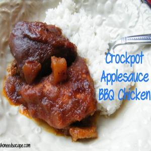 Crockpot Applesauce BBQ Chicken_image