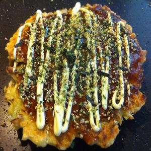 Okonomiyaki (Vegetable Japanese Griddle Cake)_image
