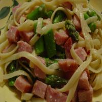Capellini with Ham and Asparagus_image