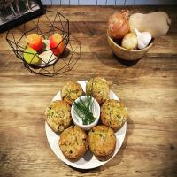 Cheese and Spinach Muffins_image