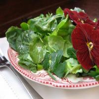 The Incredible Edible Flower Salad With Fresh Herbs_image
