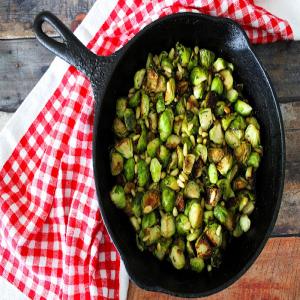 Sauteed Brussels Sprouts With Pinion Nuts_image