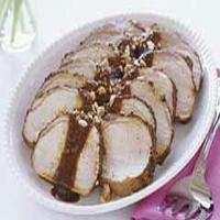 Pork Loin in Pasilla and Peanut Sauce image