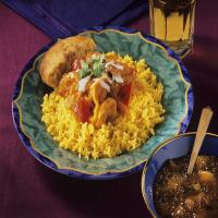 Chicken Curry with Rice and Mango Chutney_image