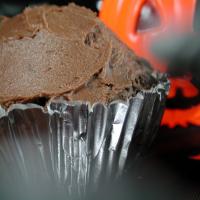 Red Devil's Food Cupcakes With Mocha Cocoa Frosting_image