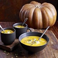 Creamy pumpkin & lentil soup image